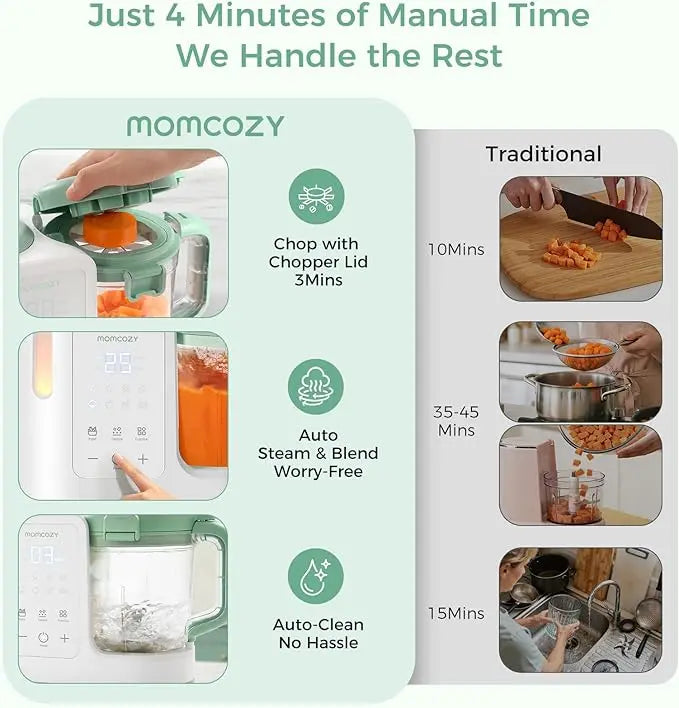 Baby Food Maker — Auto Steam & Blend