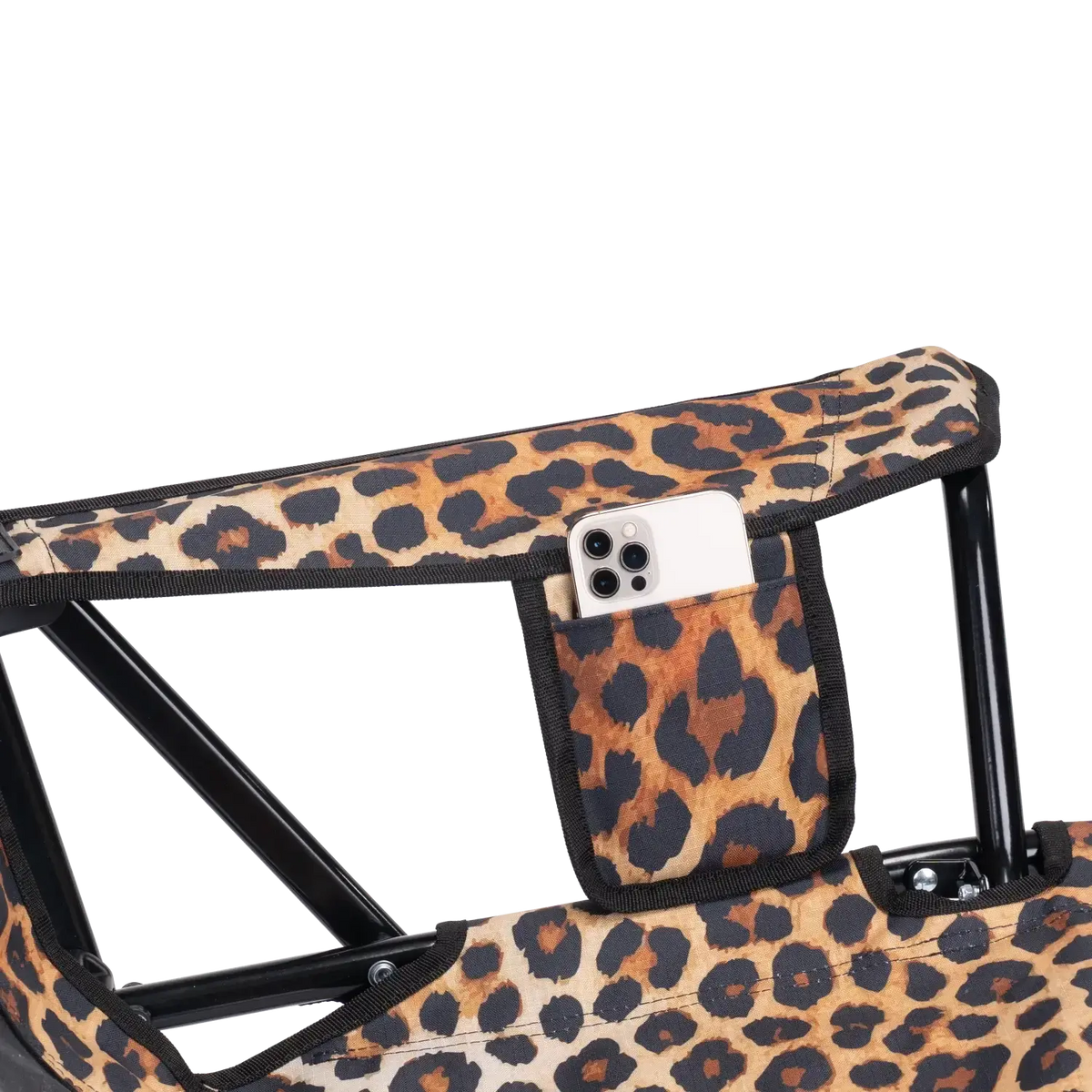 Leopard Print Camping Rocker Chair