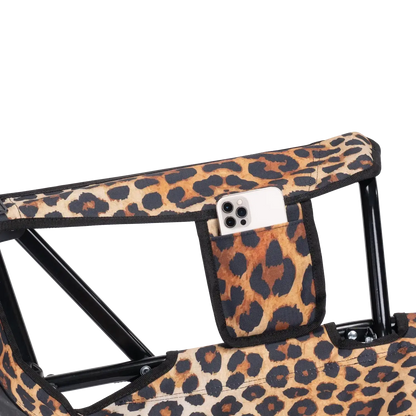 Leopard Print Camping Rocker Chair
