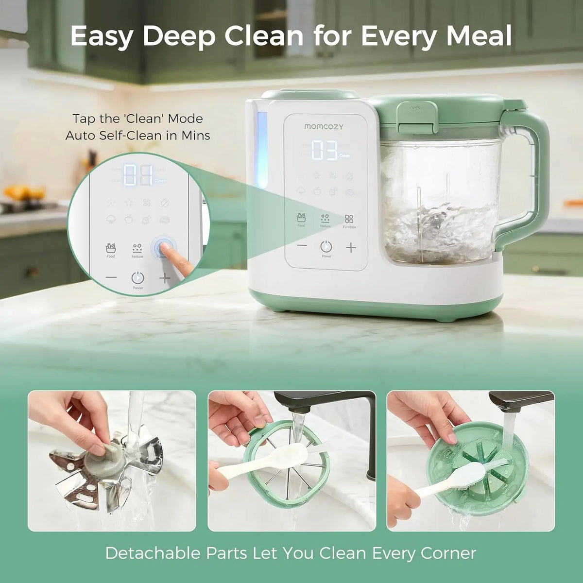 Baby Food Maker — Auto Steam & Blend