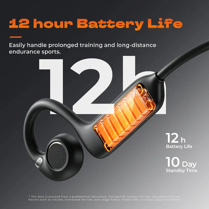 E12 Smart Bone Conduction Headset — Built-In 8MP Camera & Real-Time AI Translation