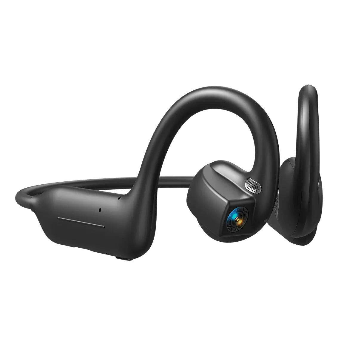E12 Smart Bone Conduction Headset — Built-In 8MP Camera & Real-Time AI Translation