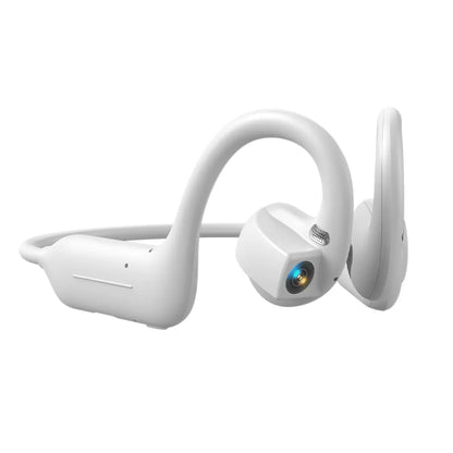 E12 Smart Bone Conduction Headset — Built-In 8MP Camera & Real-Time AI Translation